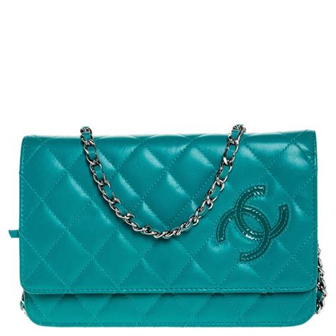 turquoise chanel clutch|Chanel clutch.